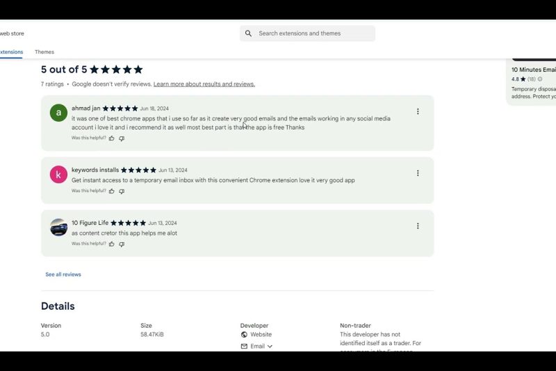 Mtempmail chrome Extension 2024 Temp mail chrome