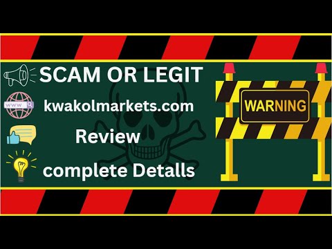 Kwakol Markets Review – kwakolmarkets.com Scam or Genuine?