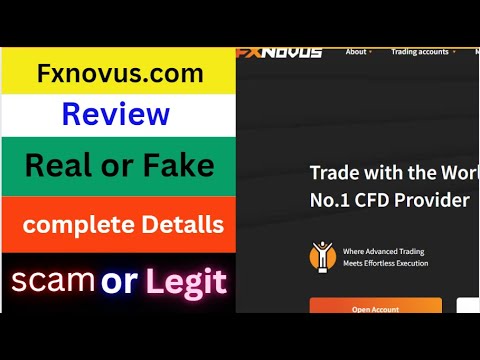 Fxnovus Review: Scam Or Legit? Find Out Here 2024 IS Fxnovus.com Report Them Now