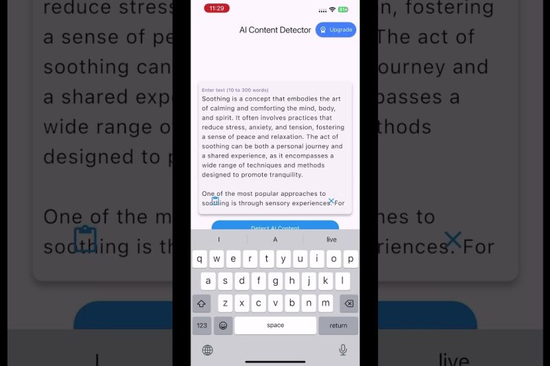 Best ai text detection app for iOS